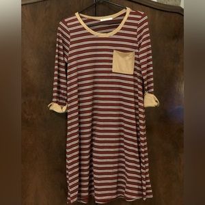 New Small Striped Dress
